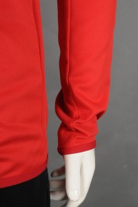 W210 Order zipper long sleeve sweatshirt online order sweatshirt half zipper belly pocket style sweatshirt manufacturer detail view-5